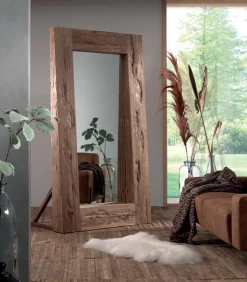 Découvrez Nos Meubles En Teck|Miroirs & Cloisons|Cocktail Scandinave Grand miroir KALI
