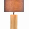 Lampes De Table|Cocktail Scandinave Lampe bois ABAHAM