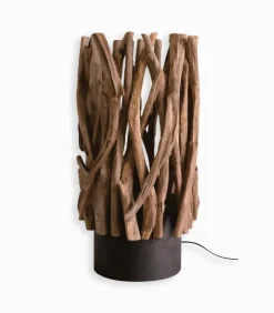 Lampes De Table|Découvrez Nos Meubles En Teck|Cocktail Scandinave Lampe exotique teck RABIA