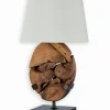 Lampes De Table|Découvrez Nos Meubles En Teck|Cocktail Scandinave Lampe exotique teck SURYA