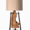 Lampes De Table|Découvrez Nos Meubles En Teck|Cocktail Scandinave Lampe exotique teck WARA