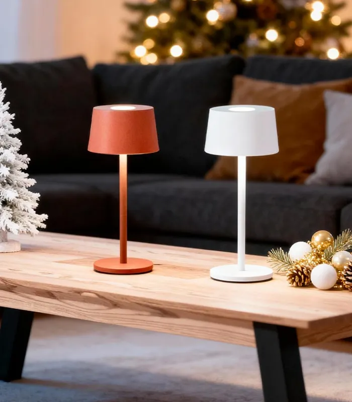 Lampes De Table|Cocktail Scandinave Lampe LED tactile rechargeable