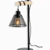 Lampes De Table|Cocktail Scandinave Lampe métal noir conique