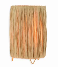 Lampes De Table|Cocktail Scandinave Lampe naturelle raphia DIAN