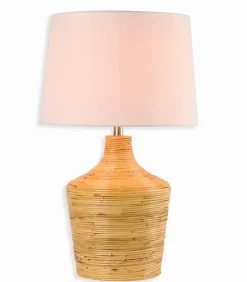 Lampes De Table|Cocktail Scandinave Lampe naturelle rotin RATTAN