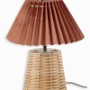 Lampes De Table|Cocktail Scandinave Lampe ROTIN