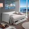 Lits|Cocktail Scandinave Lit-banquette pin massif blanchi 90×200 MOODY