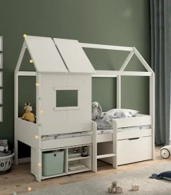 Lits|Cocktail Scandinave Lit cabane enfant 90×200 WAPITI