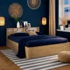 Lits|Cocktail Scandinave Lit coffre pin massif 2 places KAYA