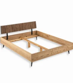 Lits|Cocktail Scandinave Lit frêne massif 2 places ALSEN