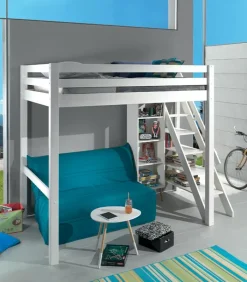 Lits|Cocktail Scandinave Lit mezzanine 2 places 140×200 LOFT