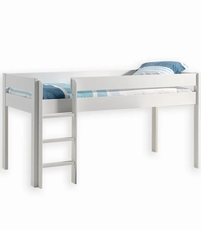 Lits|Cocktail Scandinave Lit mi-hauteur enfant 90×200 GENIUS