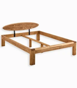 Lits|Cocktail Scandinave Lit pin massif 2 places OPLAND
