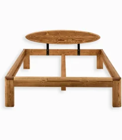 Lits|Cocktail Scandinave Lit pin massif 2 places OPLAND