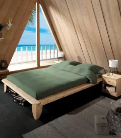 Lits|Cocktail Scandinave Lit pin massif 2 places SMART