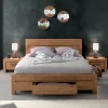 Découvrez Nos Meubles En Teck|Lits|Cocktail Scandinave Lit teck massif 2 places MAHINA