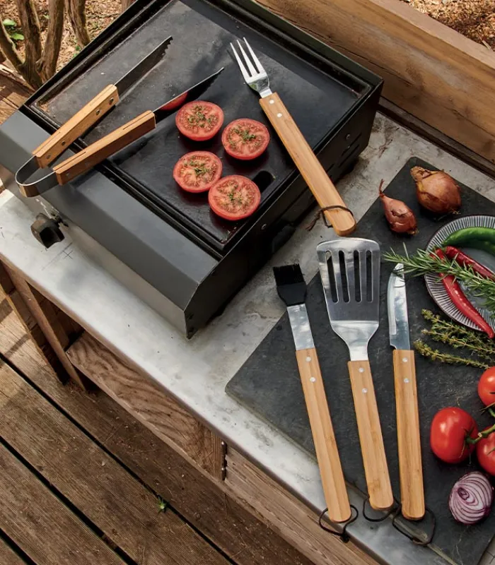 Accessoires Cuisine|Cocktail Scandinave Mallette de 5 pièces pour BBQ