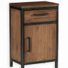Découvrez Nos Meubles En Teck|Etagères & Colonnes|Cocktail Scandinave Meuble bas teck et métal BROWTON