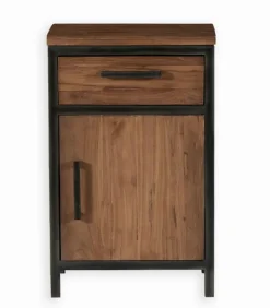 Découvrez Nos Meubles En Teck|Etagères & Colonnes|Cocktail Scandinave Meuble bas teck et métal BROWTON