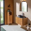 Meubles Avec Vasques|Cocktail Scandinave Meuble salle de bain murale vasque pierre – STONE