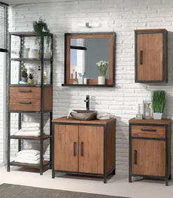 Découvrez Nos Meubles En Teck|Meubles Avec Vasques|Cocktail Scandinave Meuble teck avec vasque pierre BROWTON