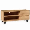 Meubles Tv|Cocktail Scandinave Meuble TV chêne massif L 140 cm HALDEN
