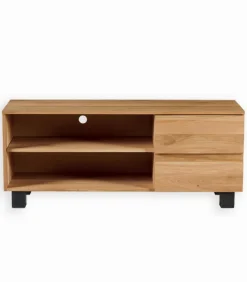 Meubles Tv|Cocktail Scandinave Meuble TV chêne massif L 140 cm HALDEN
