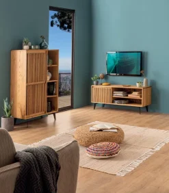 Meubles Tv|Cocktail Scandinave Meuble TV frêne ALSEN L 140 cm