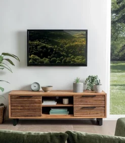Meubles Tv|Cocktail Scandinave Meuble TV teck KWATO
