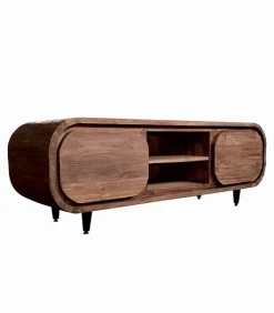 Découvrez Nos Meubles En Teck|Meubles Tv|Cocktail Scandinave Meuble TV teck recyclé BORNEO L 151 cm