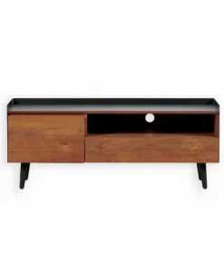 Découvrez Nos Meubles En Teck|Meubles Tv|Cocktail Scandinave Meuble TV teck recyclé 1 porte LANGDON