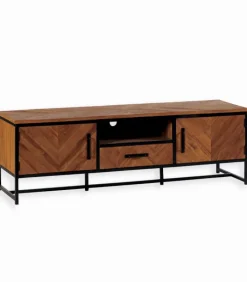 Découvrez Nos Meubles En Teck|Meubles Tv|Cocktail Scandinave Meuble TV teck recyclé RAMA
