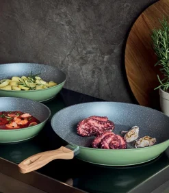 Accessoires Cuisine|Cocktail Scandinave Poêle WOK 28 cm STONE SAGE