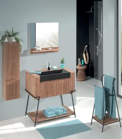 Découvrez Nos Meubles En Teck|Porte-Serviettes|Cocktail Scandinave Porte-serviettes teck et métal MALANGA