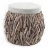 Poufs, Tabourets & Bancs|Poufs, Tabourets & Bancs|Cocktail Scandinave Pouf bois flotté WOODREAM