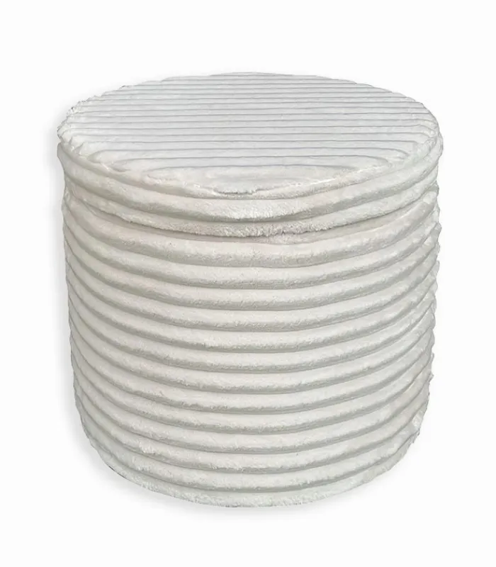 Poufs, Tabourets & Bancs|Poufs, Tabourets & Bancs|Cocktail Scandinave Pouf-coffre en velours côtelé SHAKE