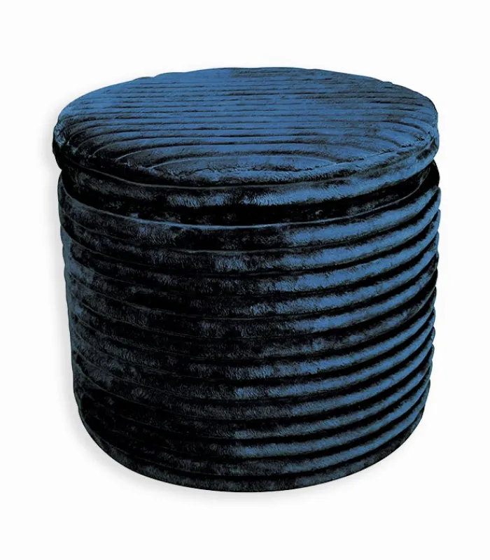 Poufs, Tabourets & Bancs|Poufs, Tabourets & Bancs|Cocktail Scandinave Pouf-coffre en velours côtelé SHAKE