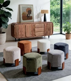 Poufs, Tabourets & Bancs|Poufs, Tabourets & Bancs|Cocktail Scandinave Pouf GLEN