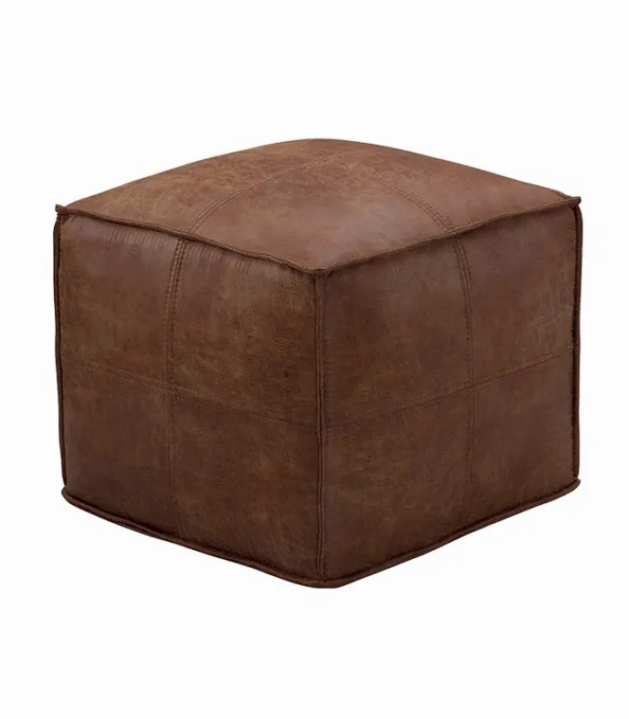 Poufs, Tabourets & Bancs|Poufs, Tabourets & Bancs|Cocktail Scandinave Pouf SABA cognac