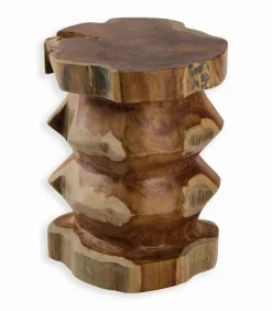 Poufs, Tabourets & Bancs|Poufs, Tabourets & Bancs|Cocktail Scandinave Pouf teck STORIA