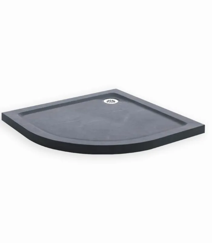 Douches|Cocktail Scandinave Receveur de douche ¼ de rond STONE