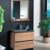 Meubles Avec Vasques|Cocktail Scandinave Salle de bain murale et pierre bleue – STONE