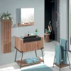 Découvrez Nos Meubles En Teck|Meubles Avec Vasques|Cocktail Scandinave Salle de bains en teck MALANGA