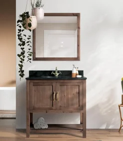 Meubles Avec Vasques|Cocktail Scandinave Salle de bains MEGEVE
