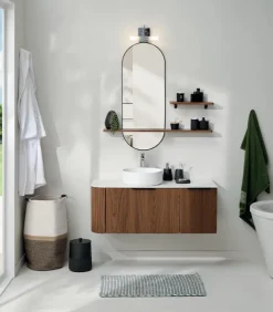 Meubles Avec Vasques|Cocktail Scandinave Salle de bains mural vasque blanche NOR