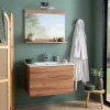 Meubles Avec Vasques|Cocktail Scandinave Salle de bains vasque blanche TONGA