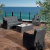 Ensembles De Jardin|Cocktail Scandinave Salon de jardin PALAWAN
