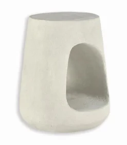 Consoles & Sellettes|Cocktail Scandinave Sellette SANTORIN blanche