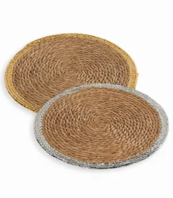 Accessoires Cuisine|Cocktail Scandinave Set de table rond vannerie