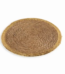 Accessoires Cuisine|Cocktail Scandinave Set de table rond vannerie